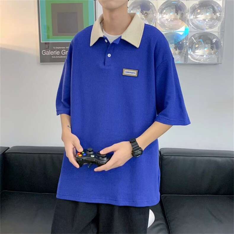 男春季polo潮流时尚休闲短袖T393P30,男装Polo衫,星座1116-2