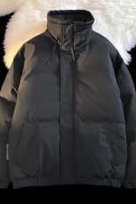 毛毯风棉服2024冬季加厚棉衣大码保暖棉袄外套男A436-707-P100，男装棉衣，电商A436
