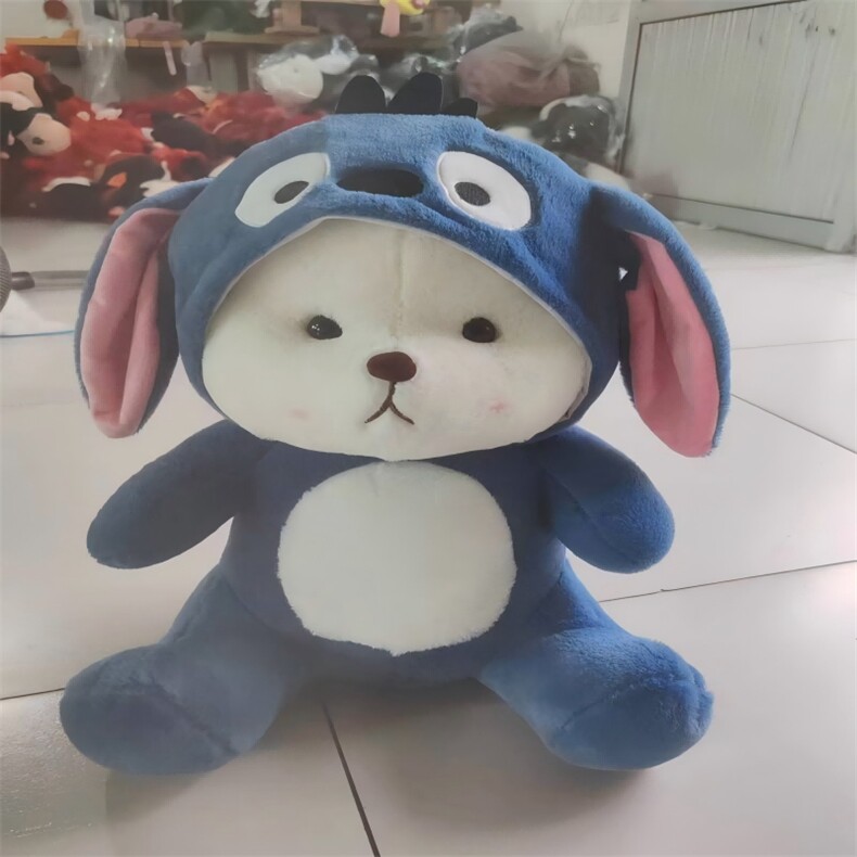 莉莉熊变身史迪迪，文德毛绒玩具