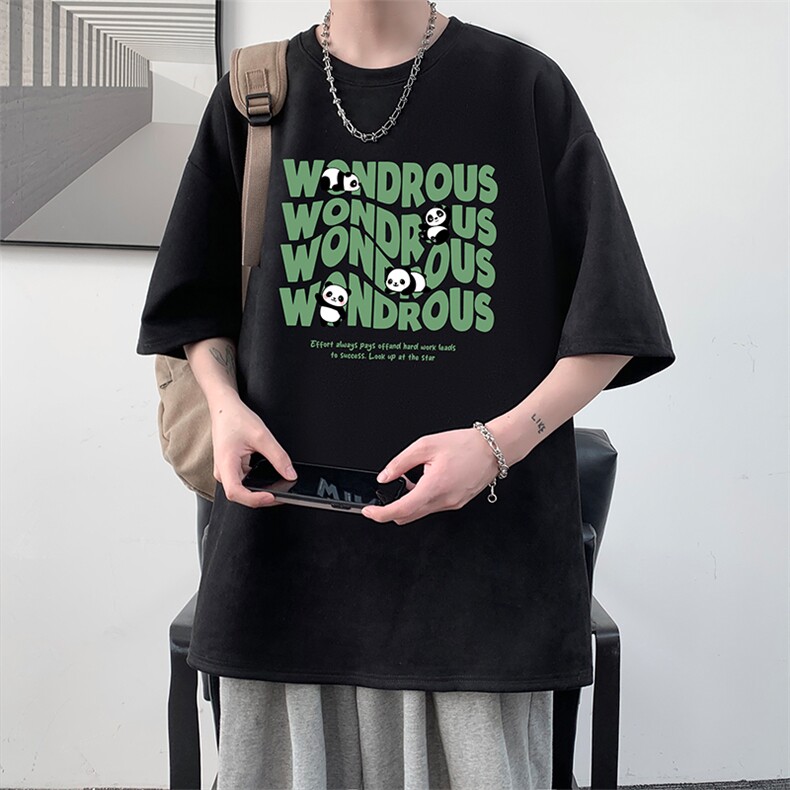 麂皮绒短袖t恤男大码半袖男 大皂风 JD82376-P25图片