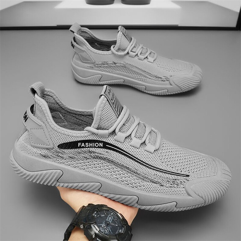 x2715-p90新款夏季飞织男鞋男士网面时尚运动鞋透气休闲鞋，男鞋休闲鞋，星座1407-3