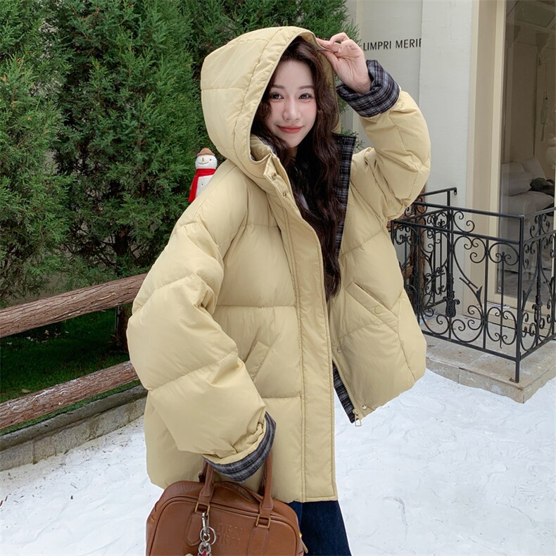 新品不可拆连帽短款羽绒服50白鸭绒2C273-9913-P255-K378,女装羽绒服,2C273