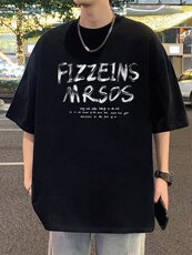 T853港风潮牌高街美式短袖T恤男夏季新款宽松重磅纯棉体恤，男装T恤，星座304A