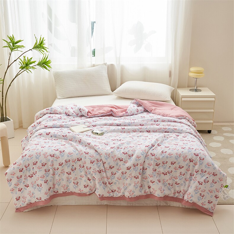 新款A类云感泡芙夏被，被套/被芯，一起卖家纺