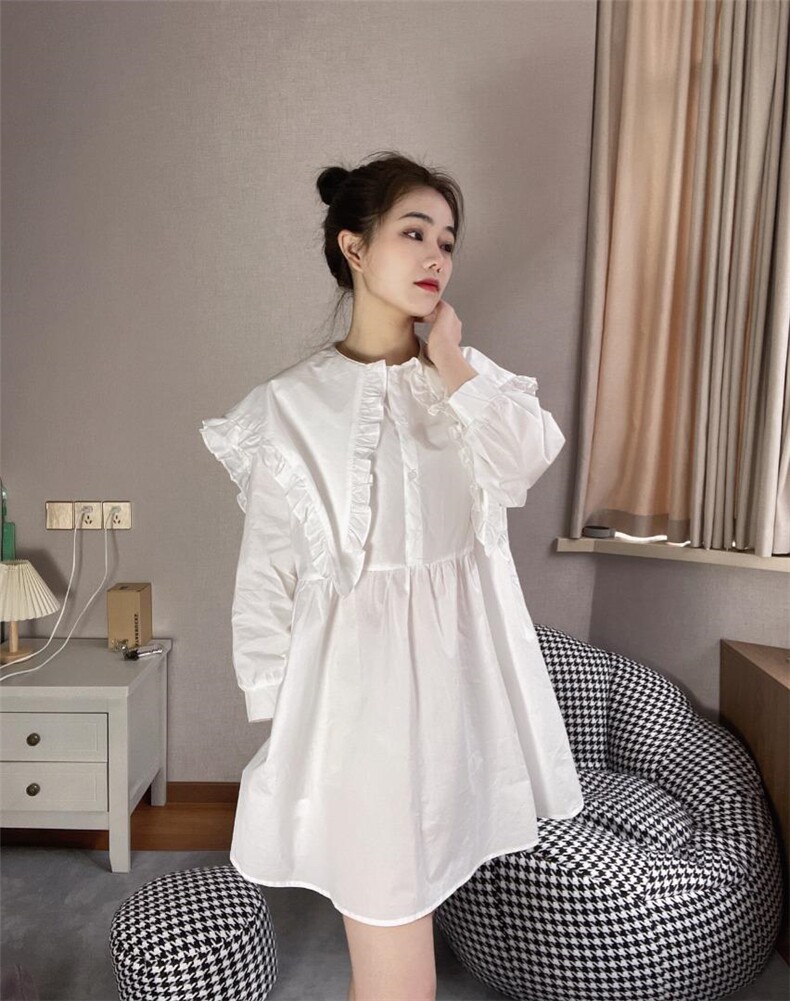 娃娃领裙衫，其它，戈朴