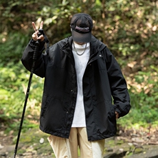 春秋季潮牌复古工装夹克户外山系机能风冲锋衣外套男款W7845-P60，男装夹克，星座512-3