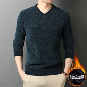 G-YH019v领加厚针织衫保暖毛衣加绒男士冬季打底P59,男装针织衫/毛衣,电商B360