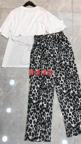 豹纹裤套装，女装职业装，DCXY 超越