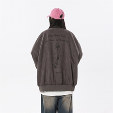 现货5千美式潮牌宽松情侣休闲夹克外套XZ609-WT2325-P70-控128，男装夹克，星座609