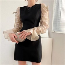 2022#春款 货号6203黑色，米杏S～XL，其它，序儿