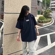 万针全刺绣解构设计260克重磅双纱纯棉高品质美式高街短袖T恤特35，男装T恤，电商A486