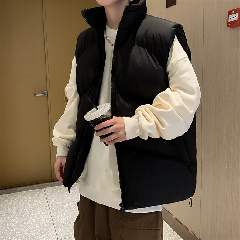加绒加厚冬款男高领马甲棉衣背心无袖保暖休闲外套MJ36P55,男装背心/马甲,星座1013-1