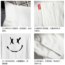 QC58190-P45亚七分袖衬衫男大码五分袖衬衣男短袖网格，男装衬衫，电商A040A