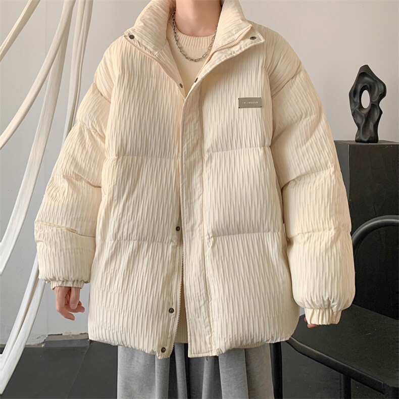 W8210P120控168大皂肌理感新面料宽松休闲棉衣棉服现货,男装棉衣,电商B205