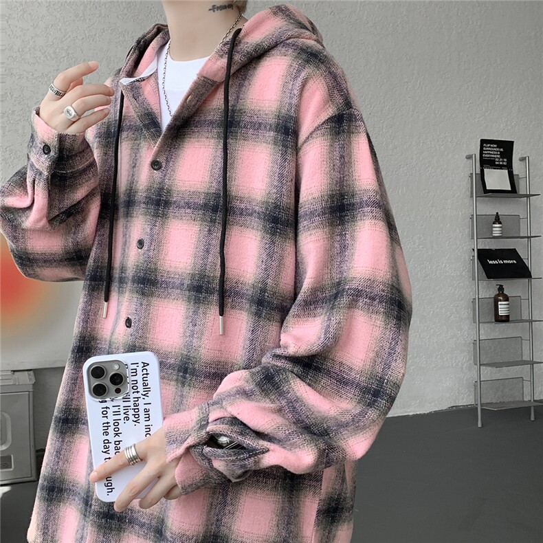 深度库存 CS7139-P40特 加绒P53特磨毛中性厚款连帽衬衫外套图片