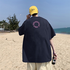 量大优可提供视频2024夏新美式短袖T恤HD019-1-T24217-P18，男装T恤，电商019-1