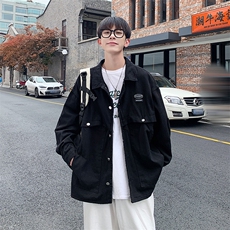 春季新款痞帅夹克男士潮流百搭外套青年宽松上衣JK841-P68，男装夹克，星座1103-3