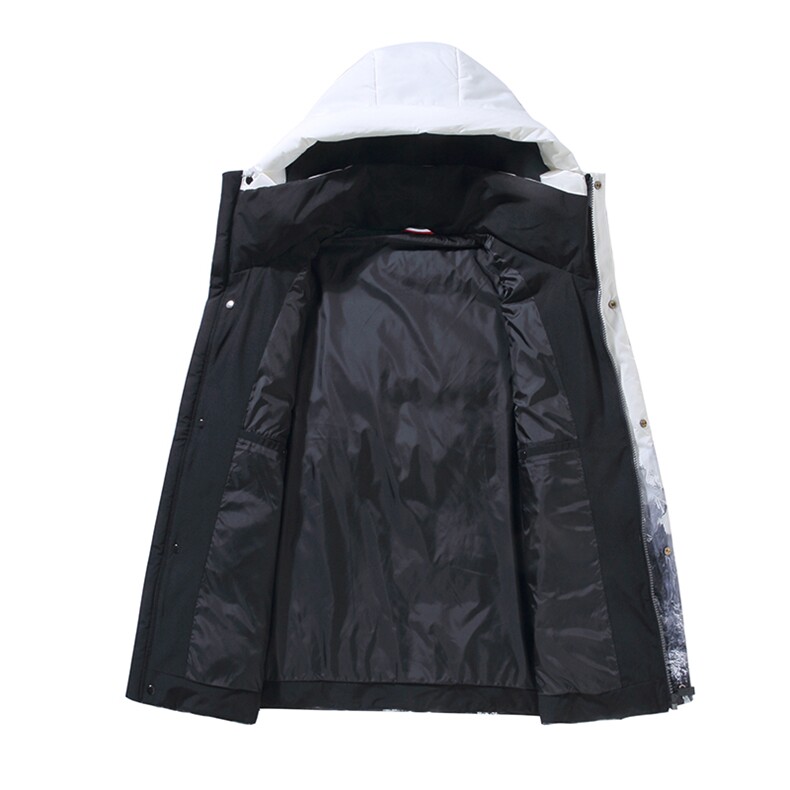 现货外贸侧飞图立领光板团体服班服宽松韩版情侣学生外套羽绒服,男装羽绒服,星座301D-5(原星座1415）
