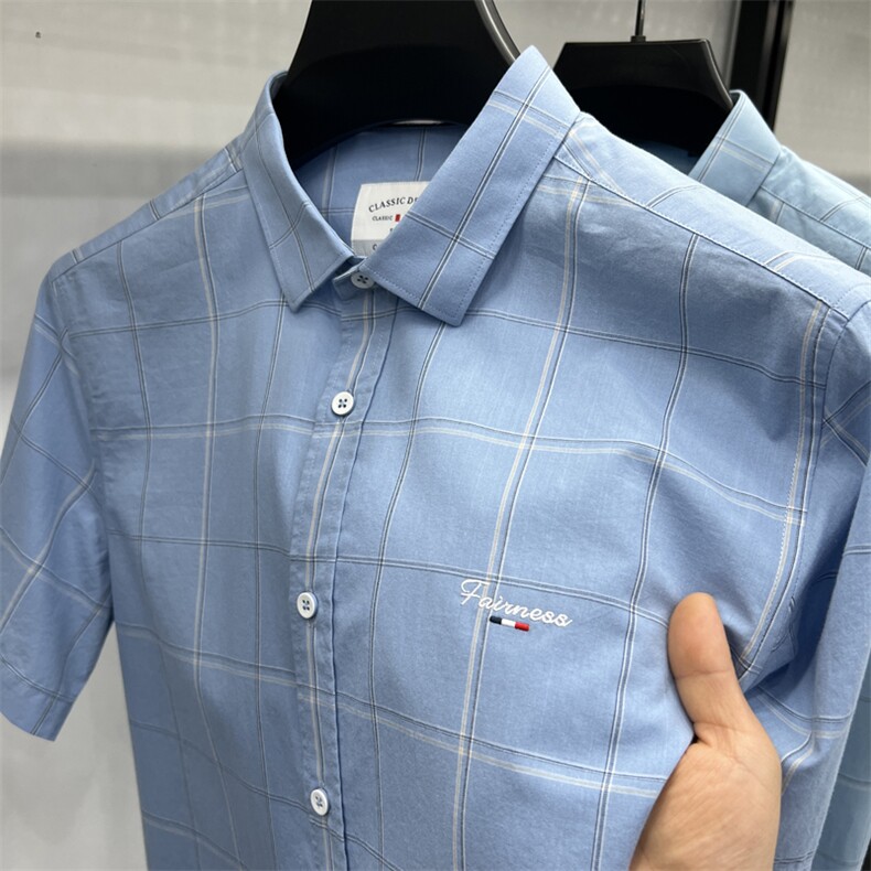 FN824826纯棉男士牛津纺休闲商务衬衫贴身舒适大主推大货,男装衬衫,钱塘207-1