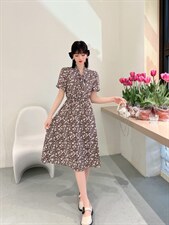 [现货]碎花连衣裙，两色、四个尺码，女装连衣裙，依柏璐(1F)
