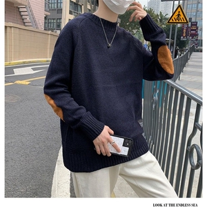 男士毛衣秋冬季宽松新款针织衫外套潮流男装打底衫MY9031 P40图片