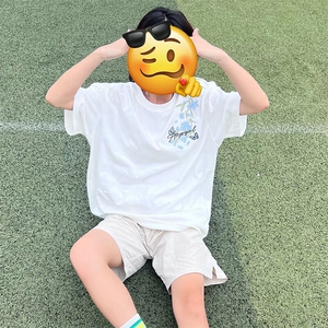 万针全刺绣解构设计260克重磅双纱纯棉高品质美式高街短袖T恤特35图片