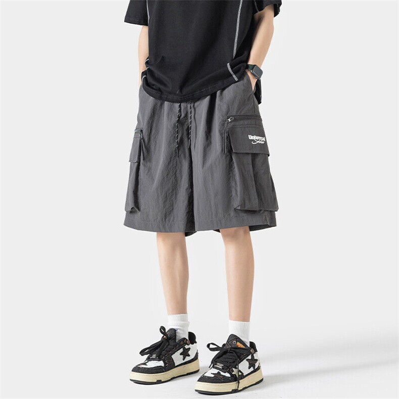 2025夏季新款无影墙大码印花速干工装短裤M-5XHK24240-特P35，男装休闲裤，电商A022