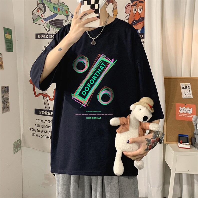 Q11171-P30春夏季七分袖t恤男大码五分袖男短袖中袖,男装T恤,电商A040