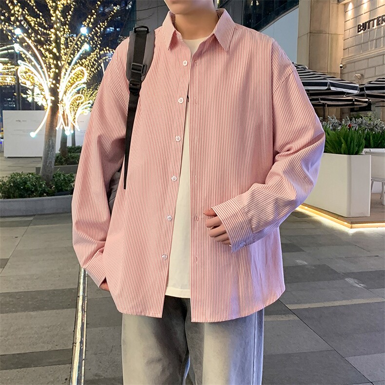 潮流宽松休闲上衣潮牌衬衫A161-6853-P36图片