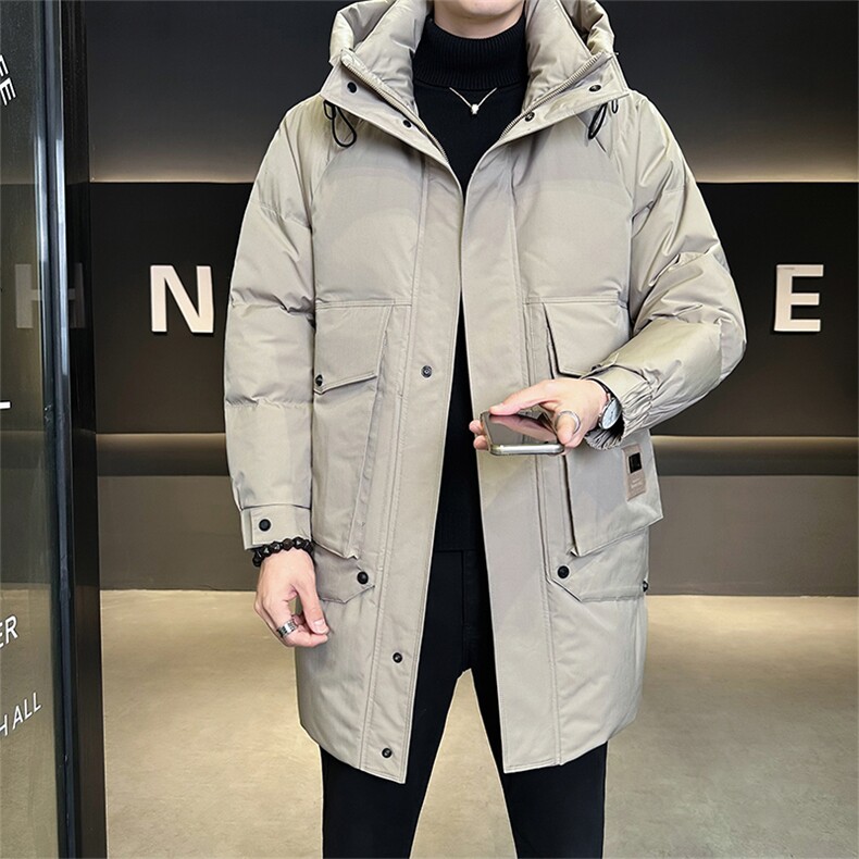 标50绒店主风男士中长款连帽羽绒服外套62501-P295(控券后388),男装羽绒服,电商B338