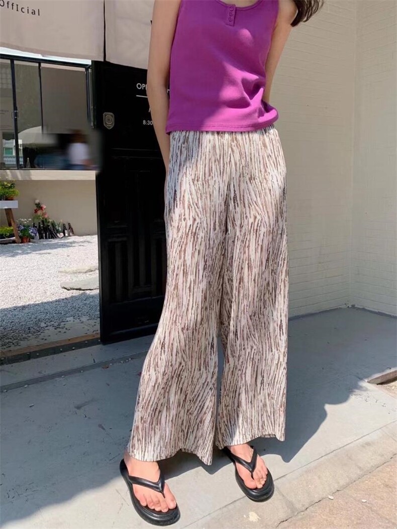 【现货】压褶长裤，其它，里奈(5F)