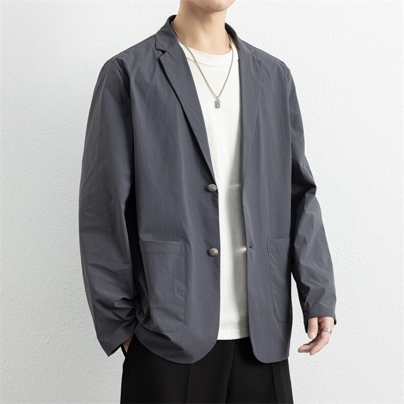 春季新款商务风西装外套男休闲西服男士西服JK02628-P83，男装西服套装，星座308B-2