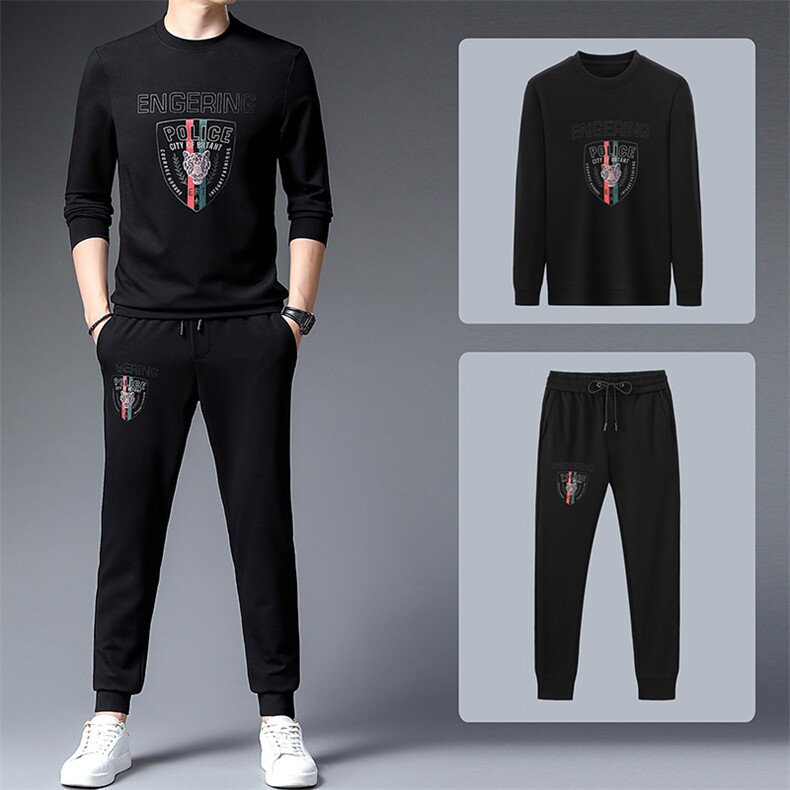 CA9831钱塘2020-2春秋新款时尚休闲百搭中青年男士套装P152,男装休闲套装,钱塘207-2