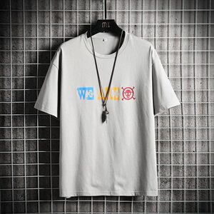 短袖T恤男生潮纯棉潮牌五分半袖宽松潮流男士体恤夏季DS749T图片