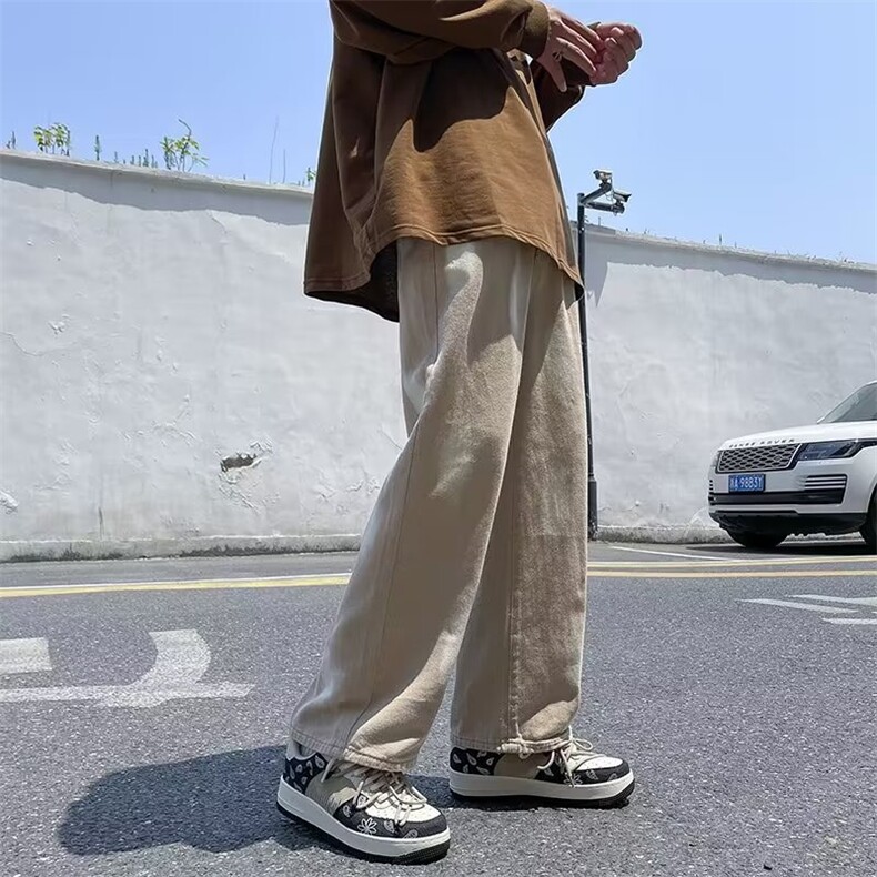 牛仔裤男秋季潮大码休闲裤子高街N5010P46,男装牛仔裤,星座1116-2