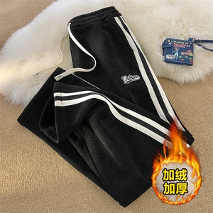 供抖音高品质 主推休闲裤男阔腿裤416B-KL300-特P45限68 加绒P55图片