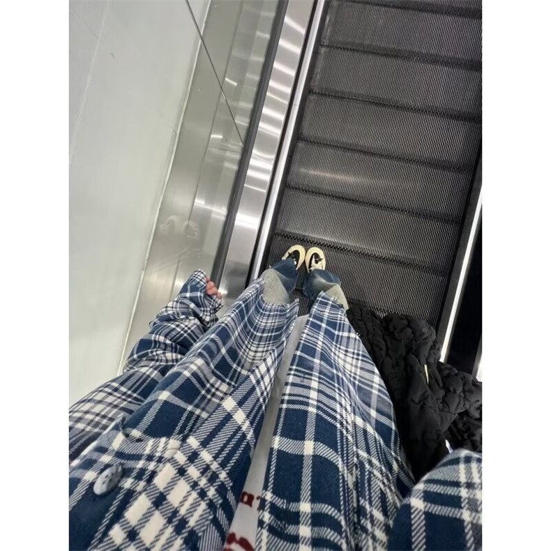 网络图现货！cleanfit格子衬衫高级设计感小众情侣衬衣RG53-P55,男装衬衫,星座1005-6