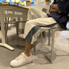 夏季港风拼接拉链宽松运动7分8分6分裤货号B416--QF6P45控58，男装休闲裤，电商A063