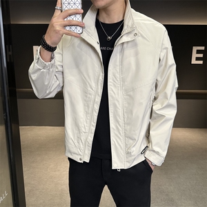 夹克男秋季立接高品质外套型男商务休闲百搭外套夹克N8819-P65,篮球穿搭秋冬季图片图片