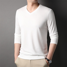 AG88152钱塘2020-3春季新款中年男士时尚休闲长袖T桖高品质P53，男装T恤，钱塘207-3