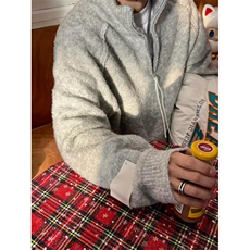 立领拉链毛衣慵懒高级感冬季羊毛针织衫男士开衫外套MT10，男装针织衫/毛衣，星座1116A（原606A-3）