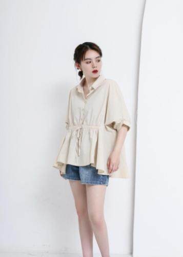 夏款衬衣，女装，E·呀