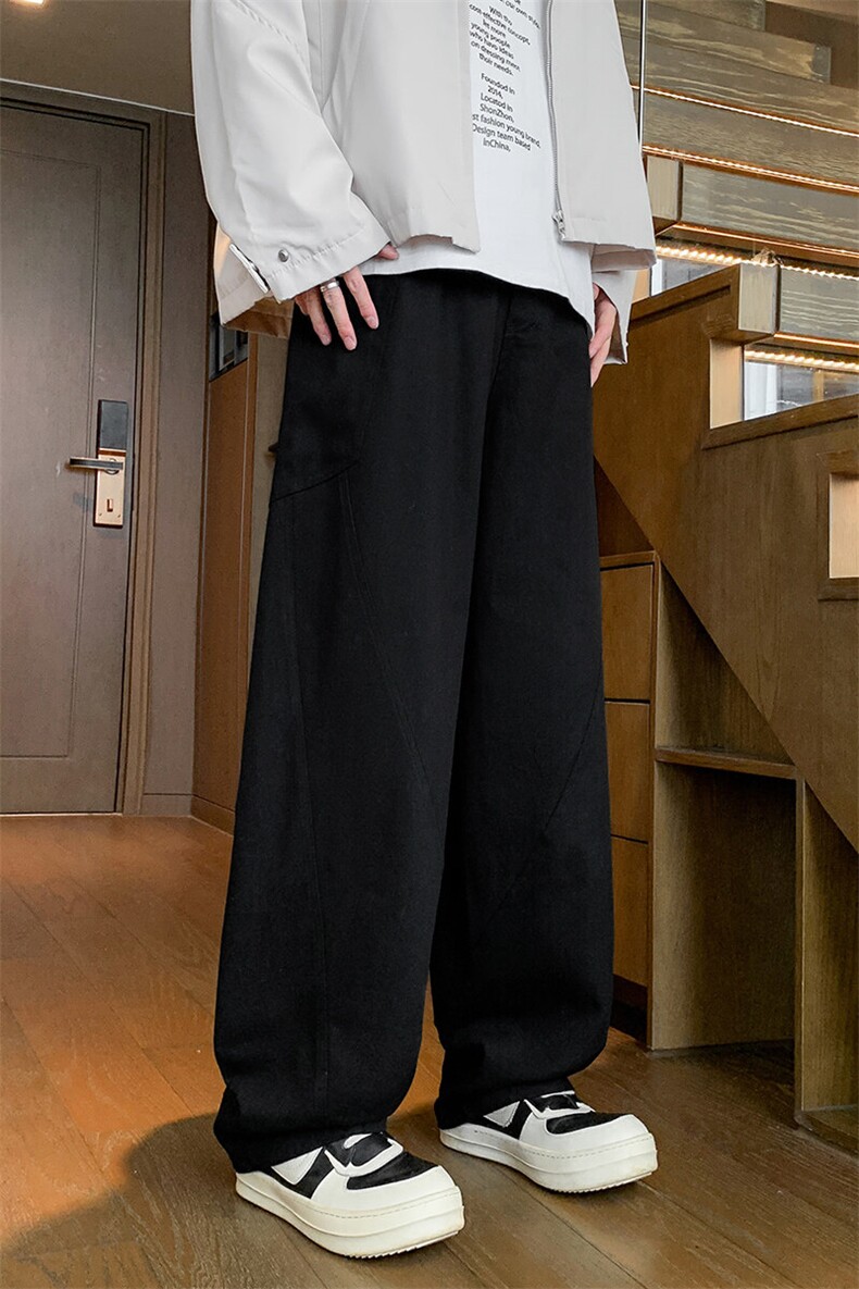 8XL-M特大码工装裤男长裤时尚潮牌宽松型纯色美式休闲裤K9101P68,男装工装外套,电商D206-1