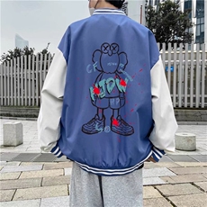 潮流夹克潮男春季棒球领夹克J40P43，男装夹克，星座1116-2
