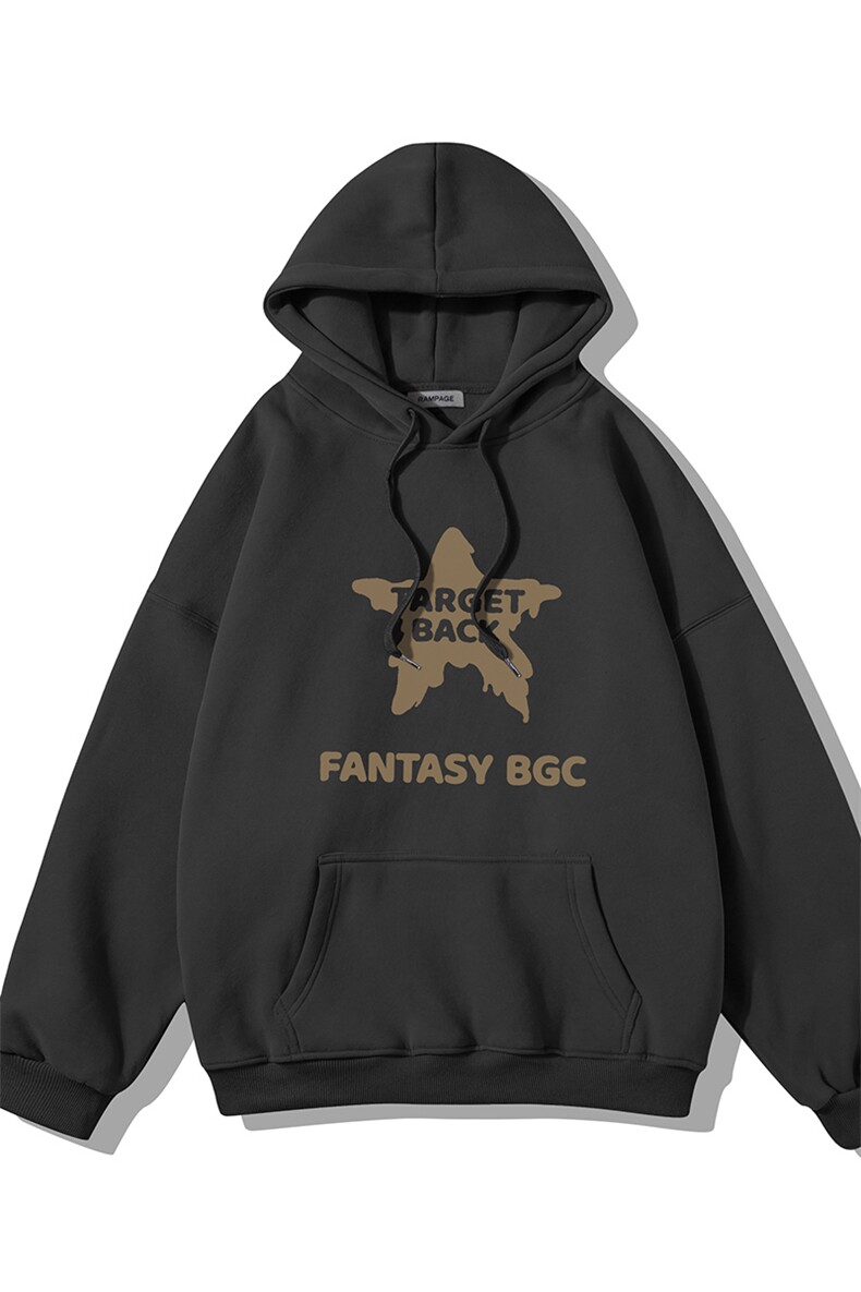 白底23新款秋季时尚百搭字母印花复古宽松套头卫衣W373P40控58,男装卫衣,电商A247-1