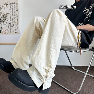 XZ616 春夏季新款新中式盘扣设计款休闲裤 TY2445 特P30控58图片