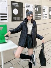 简单大方羽绒服，超市连锁下单?，女装羽绒服，友一有二