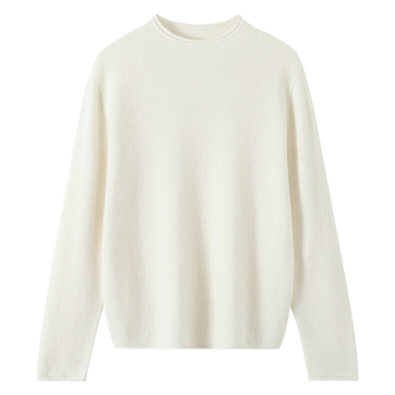 2025秋冬百搭时尚圆领长袖针织衫，女装羊绒衫，美够羊绒