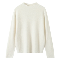 2025秋冬百搭时尚圆领长袖针织衫，女装羊绒衫，美够羊绒