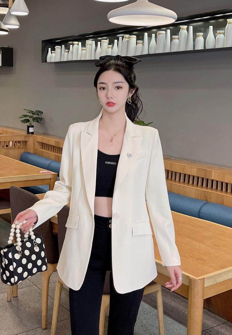 现货春季新款修身西装外套，女装西装，韩衫衣社
